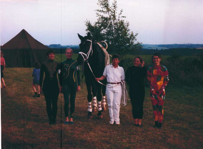 Einzelvoltigierer mit Excalibur LM 1994 in Kleinbundenbach